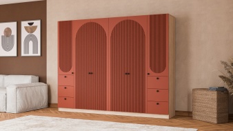 Шкаф распашной Вивьен 19 BMS по индивидуальному заказу