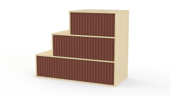 Лестница для кровати Фуксия 2 BMS