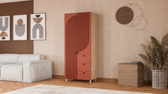 Шкаф распашной Вивьен 2 BMS по индивидуальному заказу