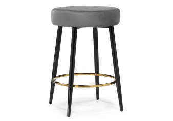 Барный стул Plato из велюра