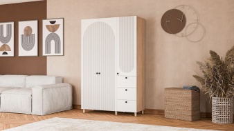 Шкаф распашной Вивьен 7 BMS по индивидуальному заказу