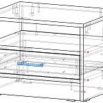 Схема сборки Прикроватная тумба Эрина 2 BMS