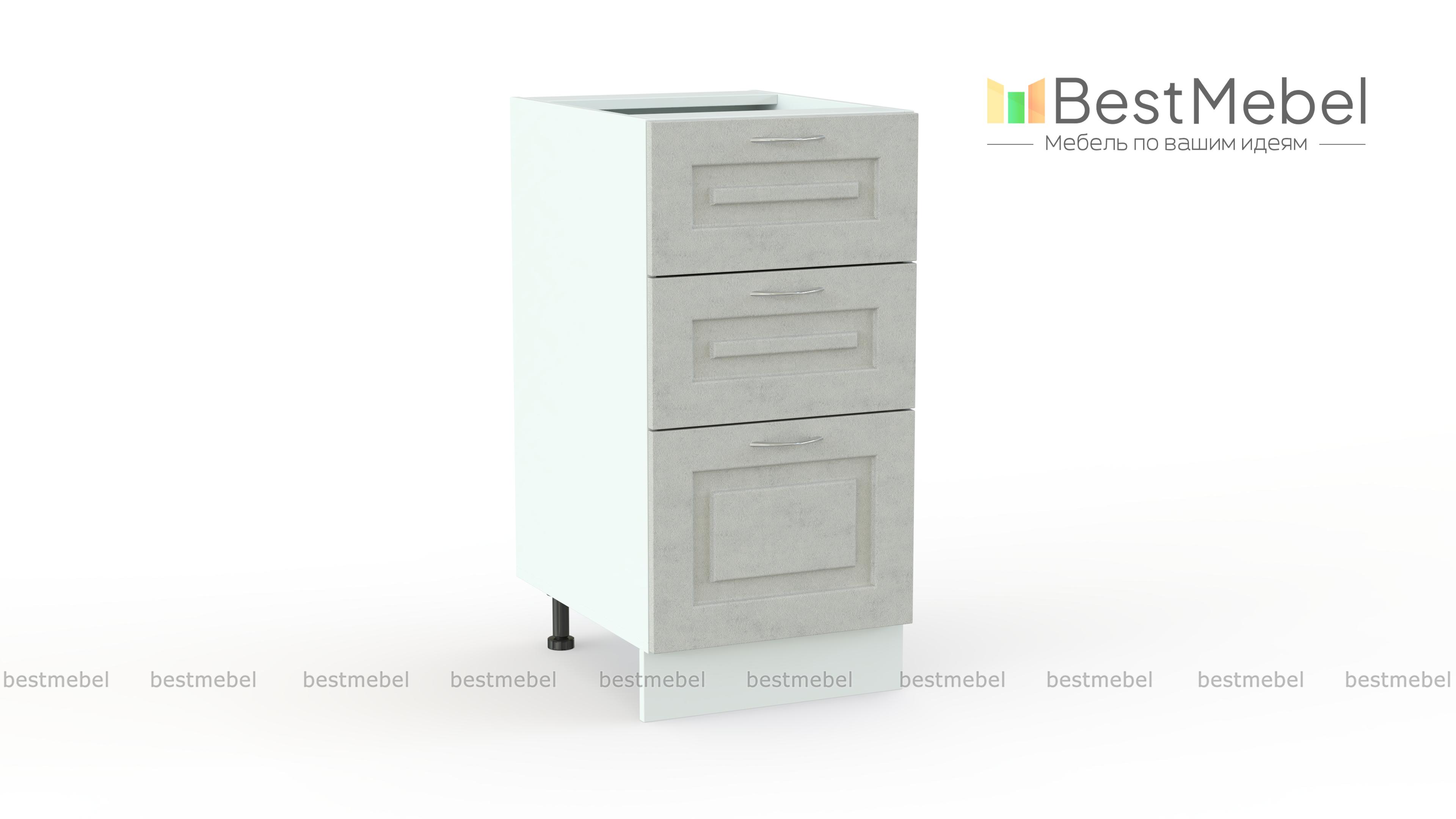 Шкаф нижний Гарда 300 3 ящика BMS - Фото