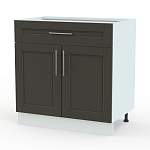 Шкаф нижний с 2-мя дверцами и ящиком Сканди BMS - Фото 7