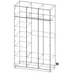 Шкаф для одежды Бронкс  (1500х2600х600)