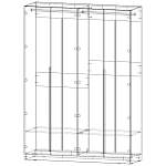 Схема сборки Шкаф распашной Ализе 14 BMS