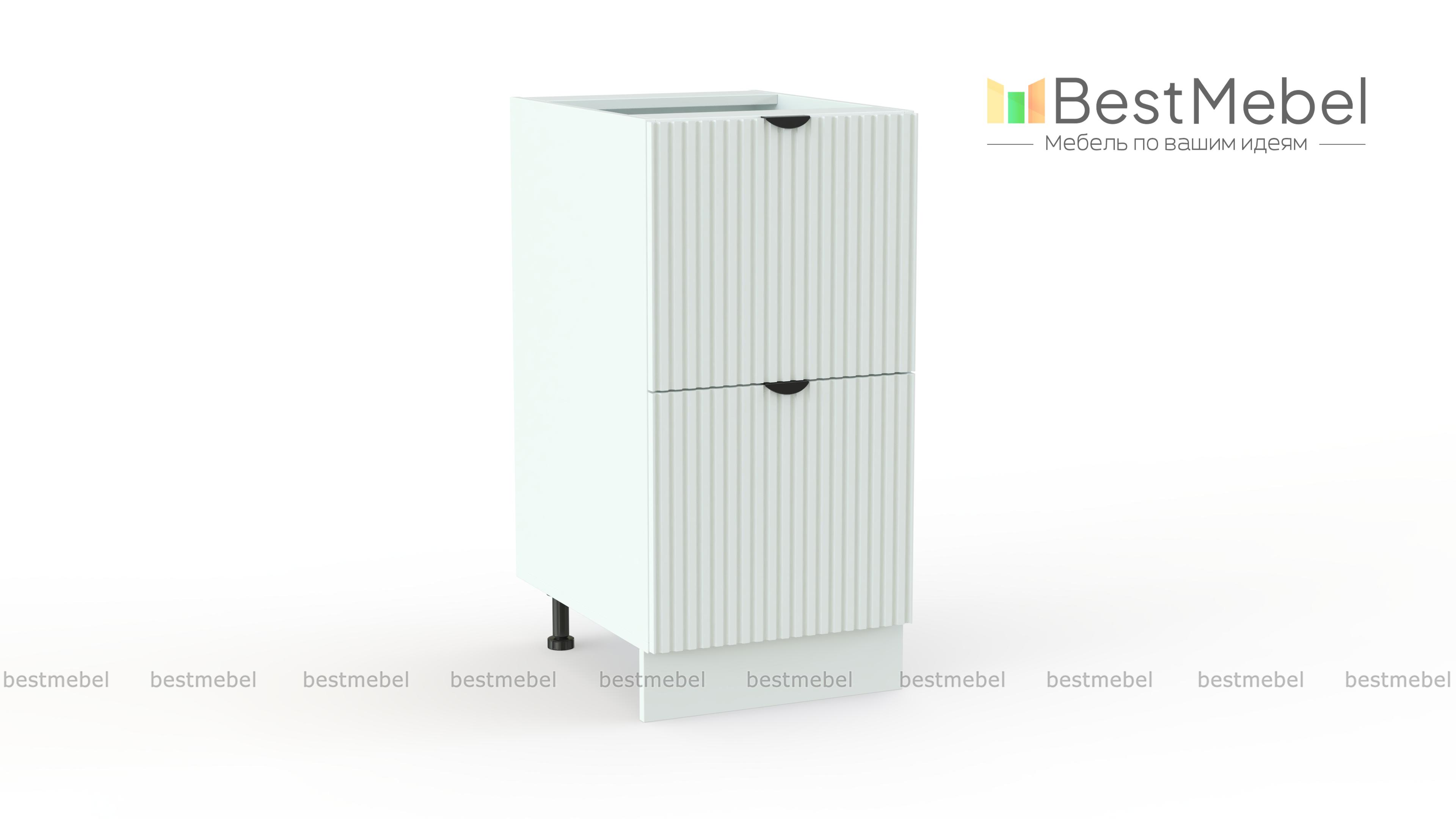 Шкаф нижний с 2-мя ящиками Альберт BMS - Фото