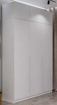 Шкаф для одежды Бронкс (с Антресолью)  (1200х2600х400)