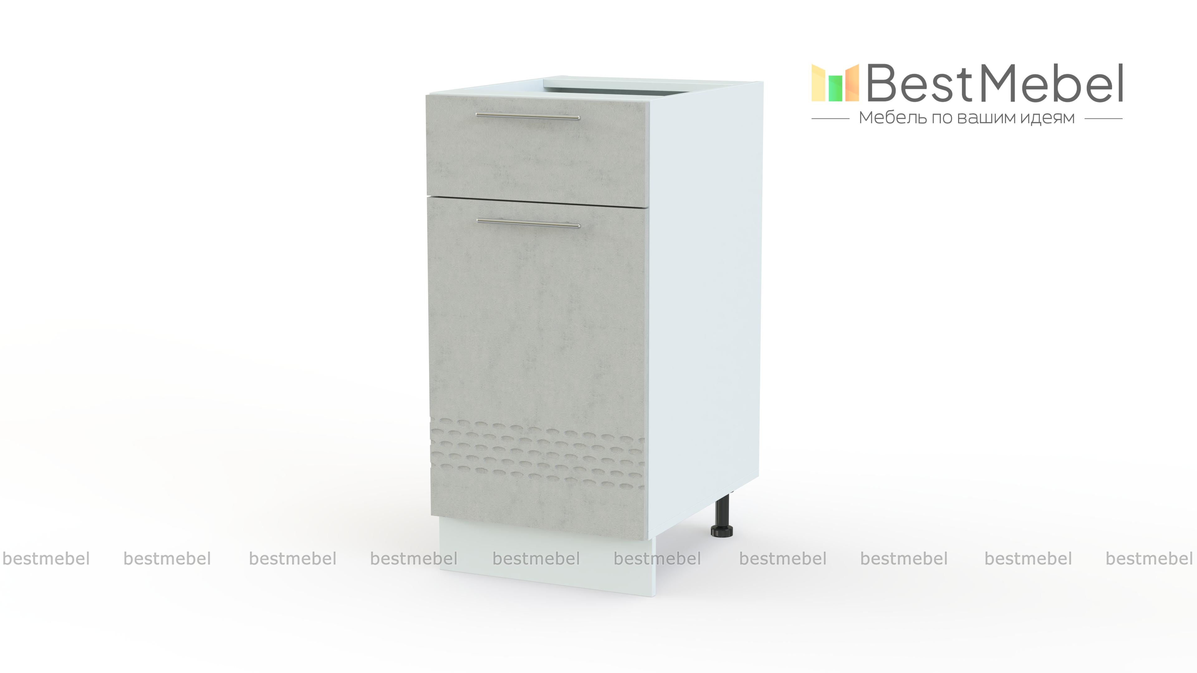 Шкаф нижний 400 1 ящик Капля BMS - Фото