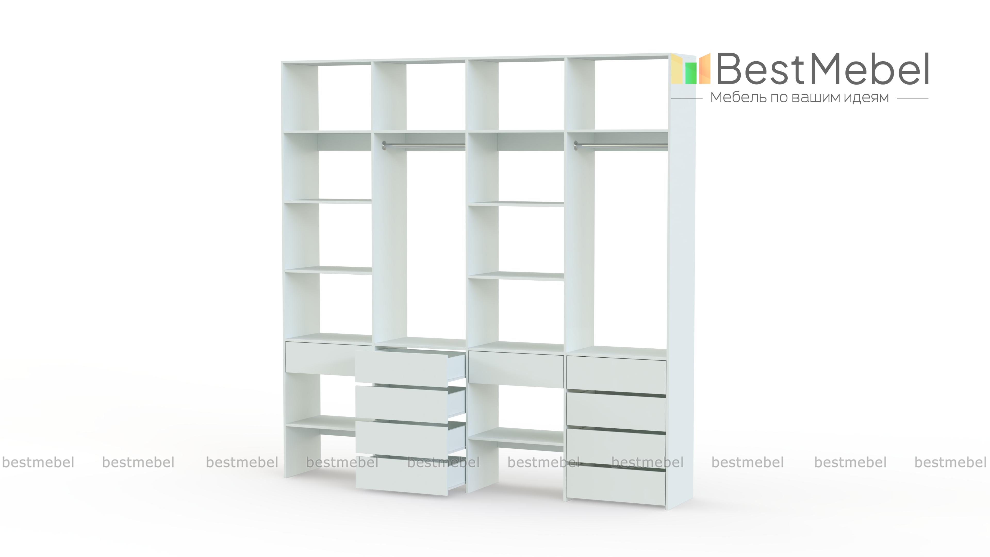 Стеллаж для одежды Мирта 61 BMS - Фото