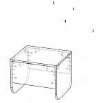 Схема сборки Стол журнальный Makfly BMS