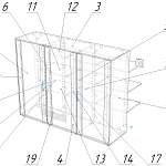 ЭСКИЗ Стеллаж Зако 3 BMS (1330х1260х460)