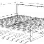 Чертеж Кровать Ристо 1 BMS