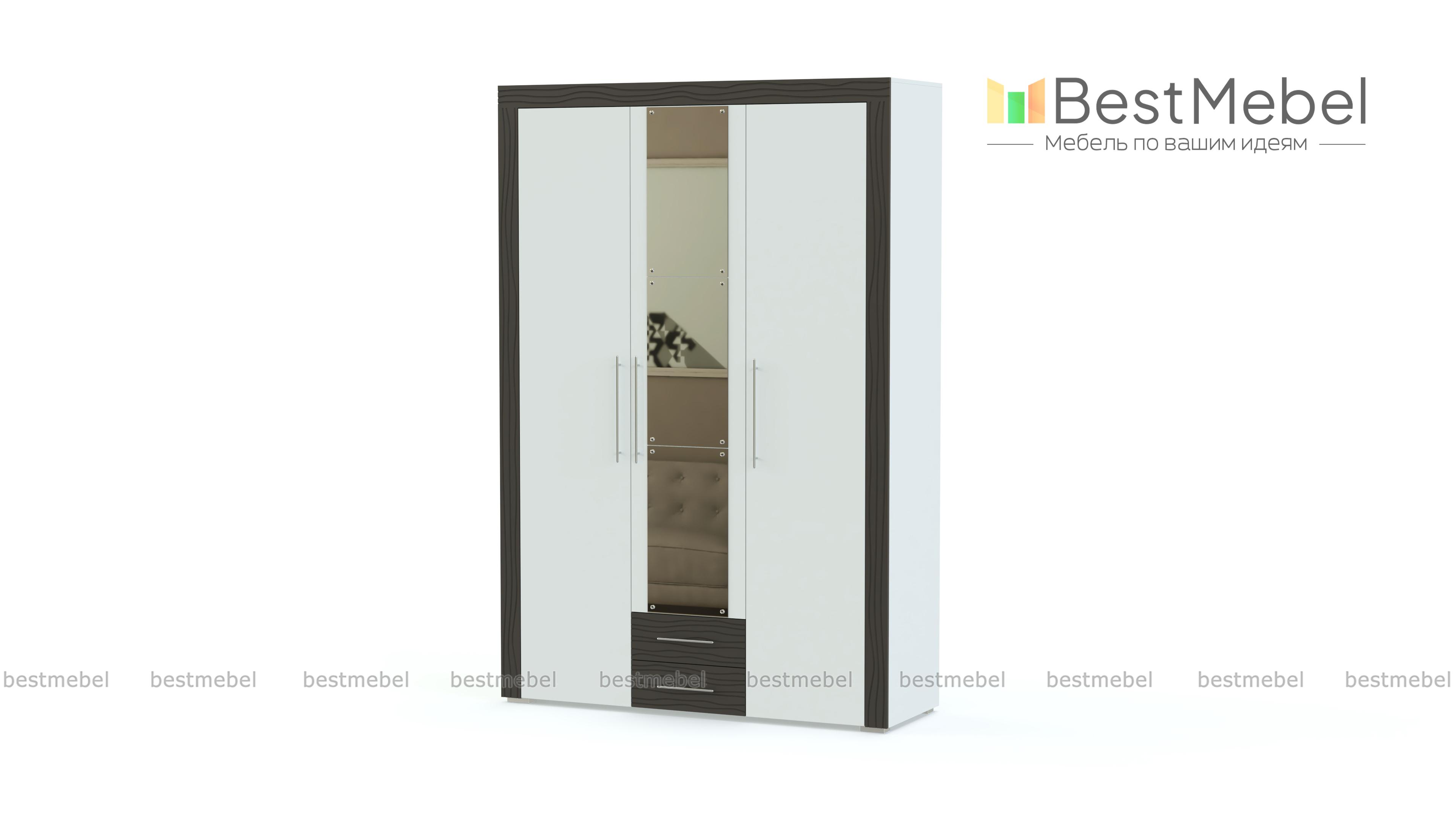 Шкаф распашной Азалия 4-4805 BMS - Фото