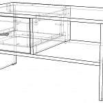 Чертеж Тумба TV-20 BMS