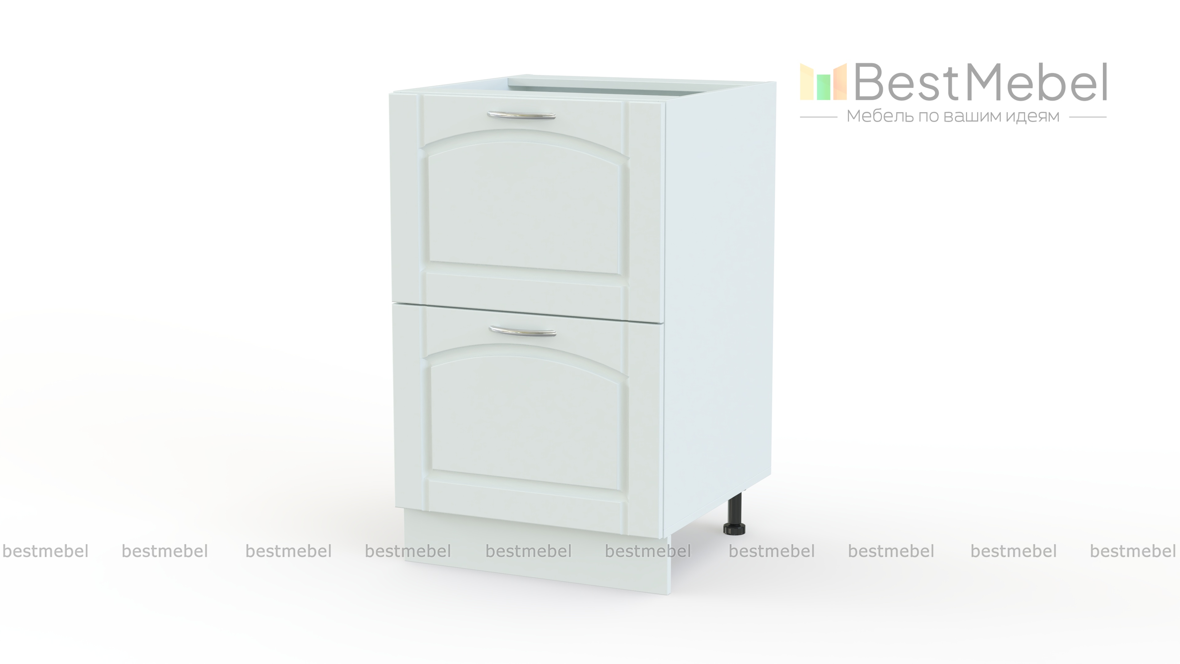 Стол с 2-мя ящиками Трапеза BMS