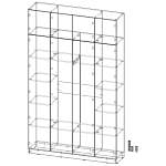 Шкаф распашной Ангард 31 (1600*2600*400)