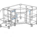 Схема сборки Тумба угловая под ТВ Мирона 7 BMS