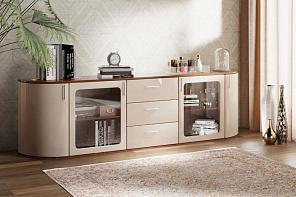 Комод радиусный Флер 8 BMS (2100х600х480)