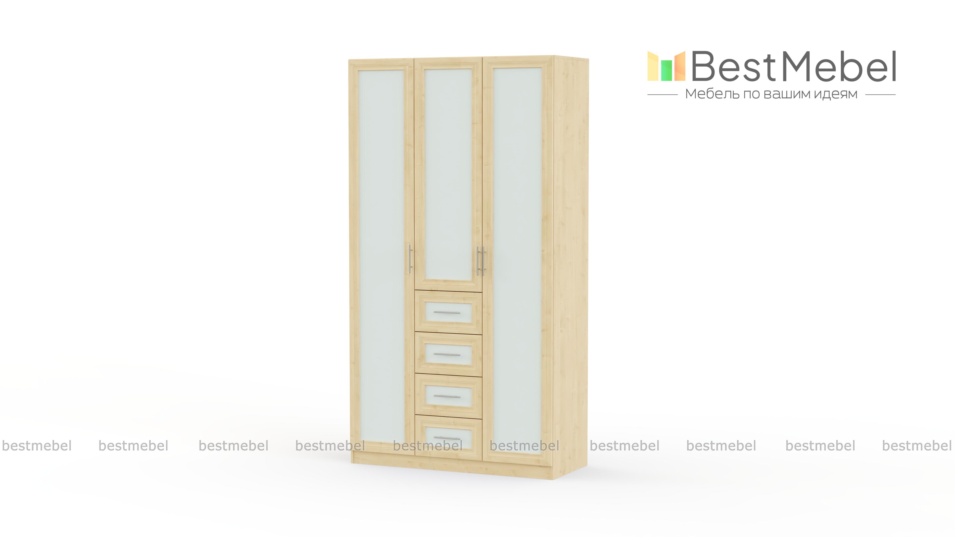 Распашной шкаф Крона 14 BMS - Фото