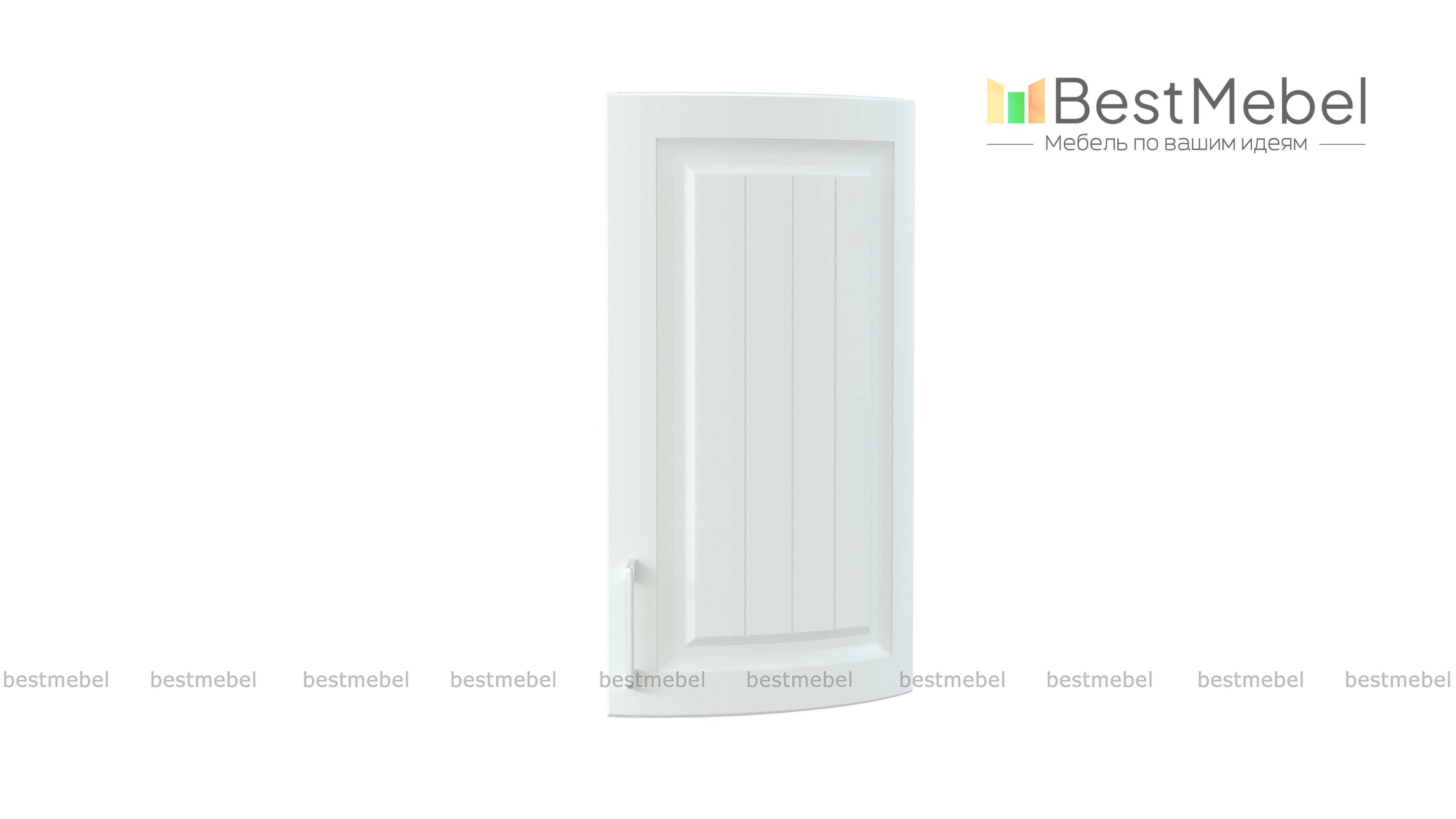 Шкаф верхний торцевой радиусный Европа BMS - Фото