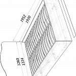 Чертеж Кровать СП-4505 BMS