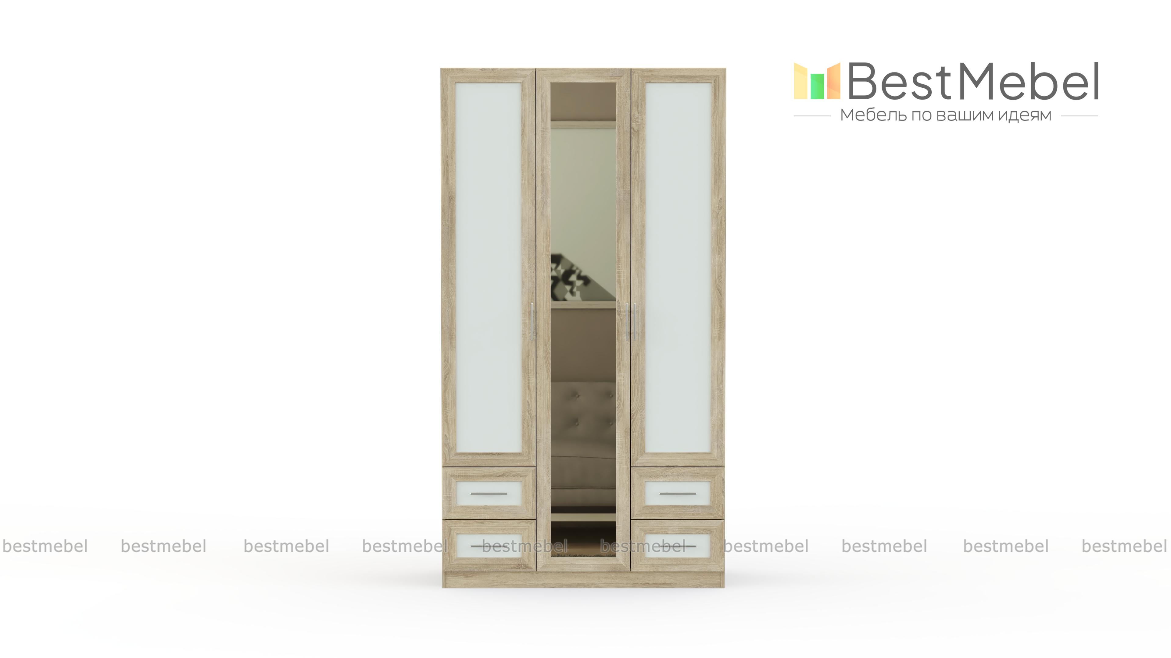 Распашной шкаф Крона 18 BMS - Фото