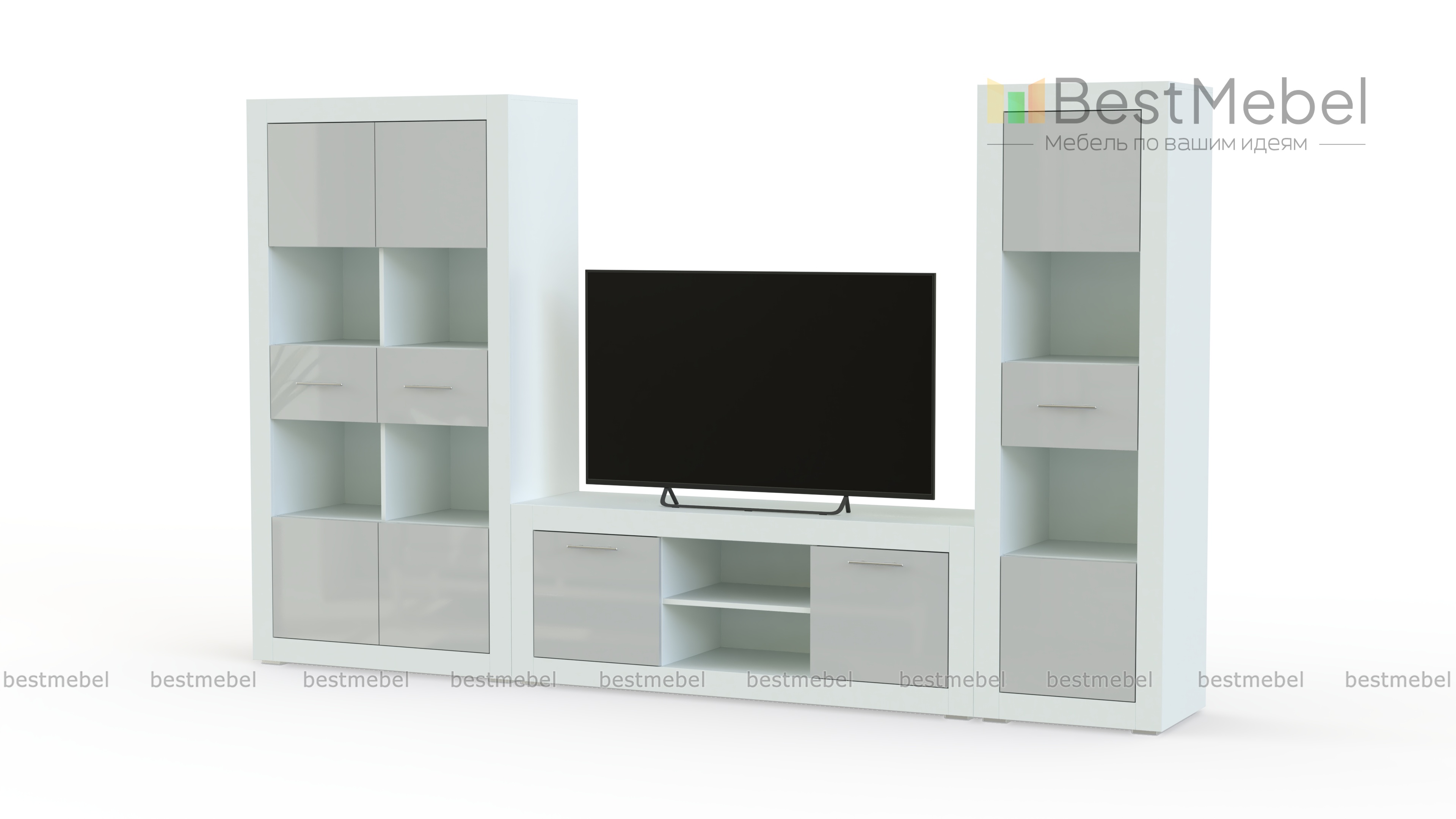 Гостиная Прага светлая 2 BMS