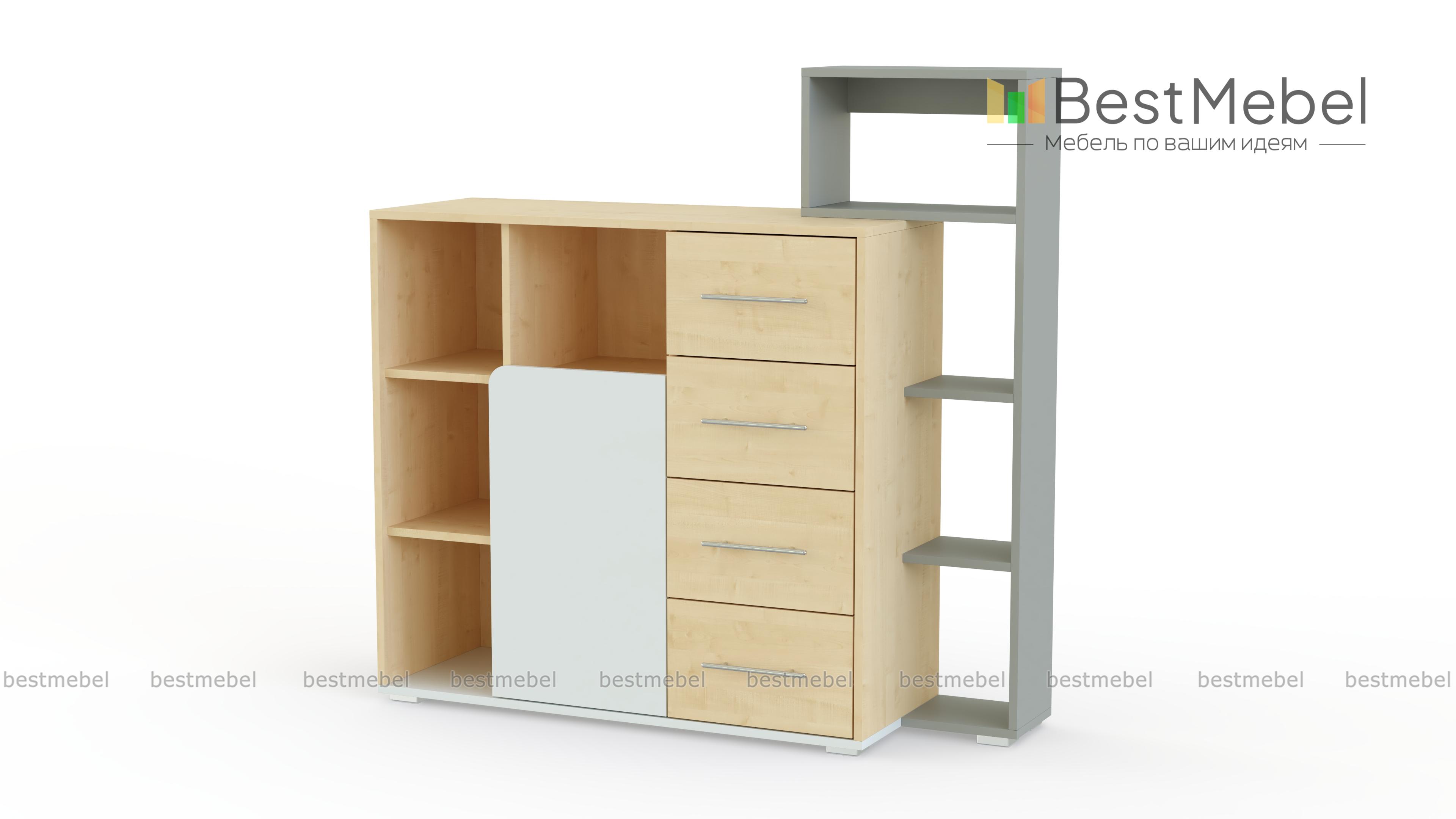 Комод Молодежный Бруно BMS - Фото