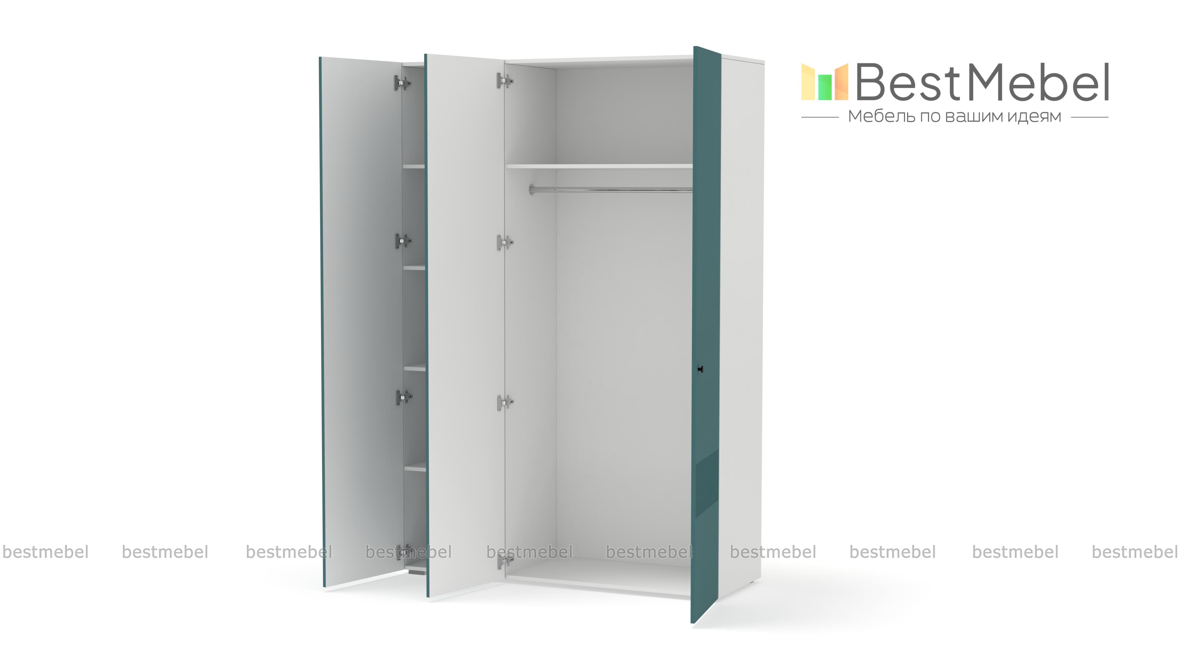 Шкаф распашной Джосс 3 BMS - Фото