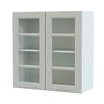 Шкаф верхний с 2-мя остекленными дверцами Европа BMS - Фото 7