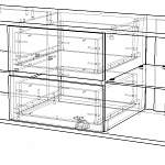 Чертеж Тумба под телевизор Мики ПМ-155.03 BMS