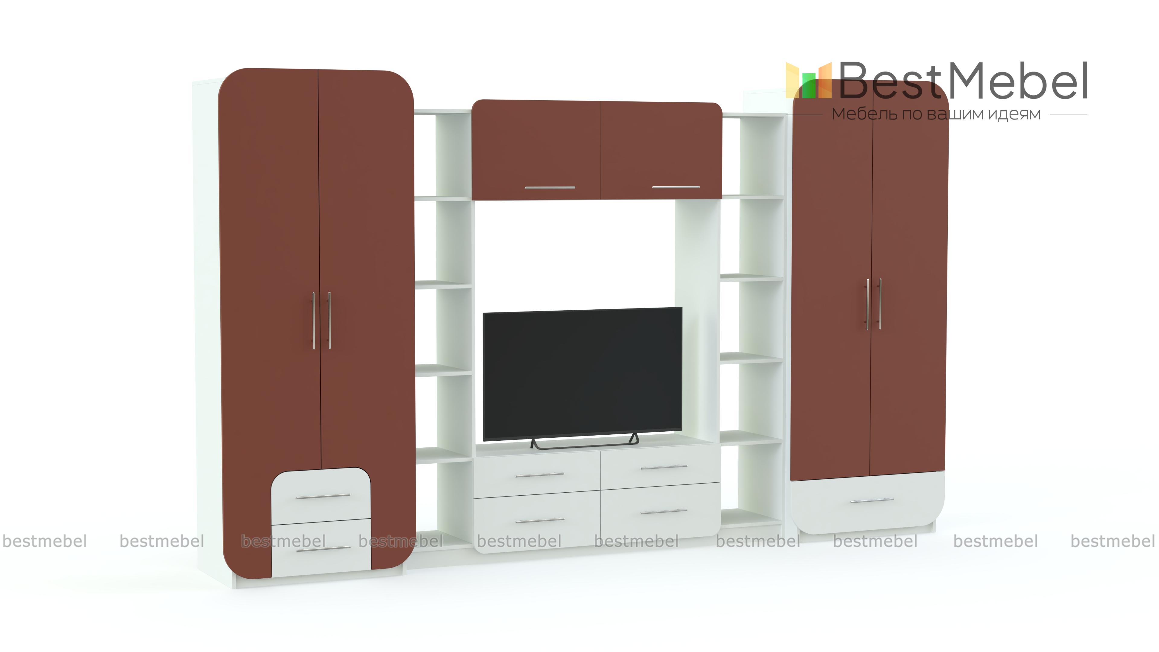 Стенка для гостиной Пенелопа-9 BMS - Фото