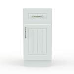 Шкаф напольный Снежная королева с 1 ящиком и дверью BMS - Фото 2