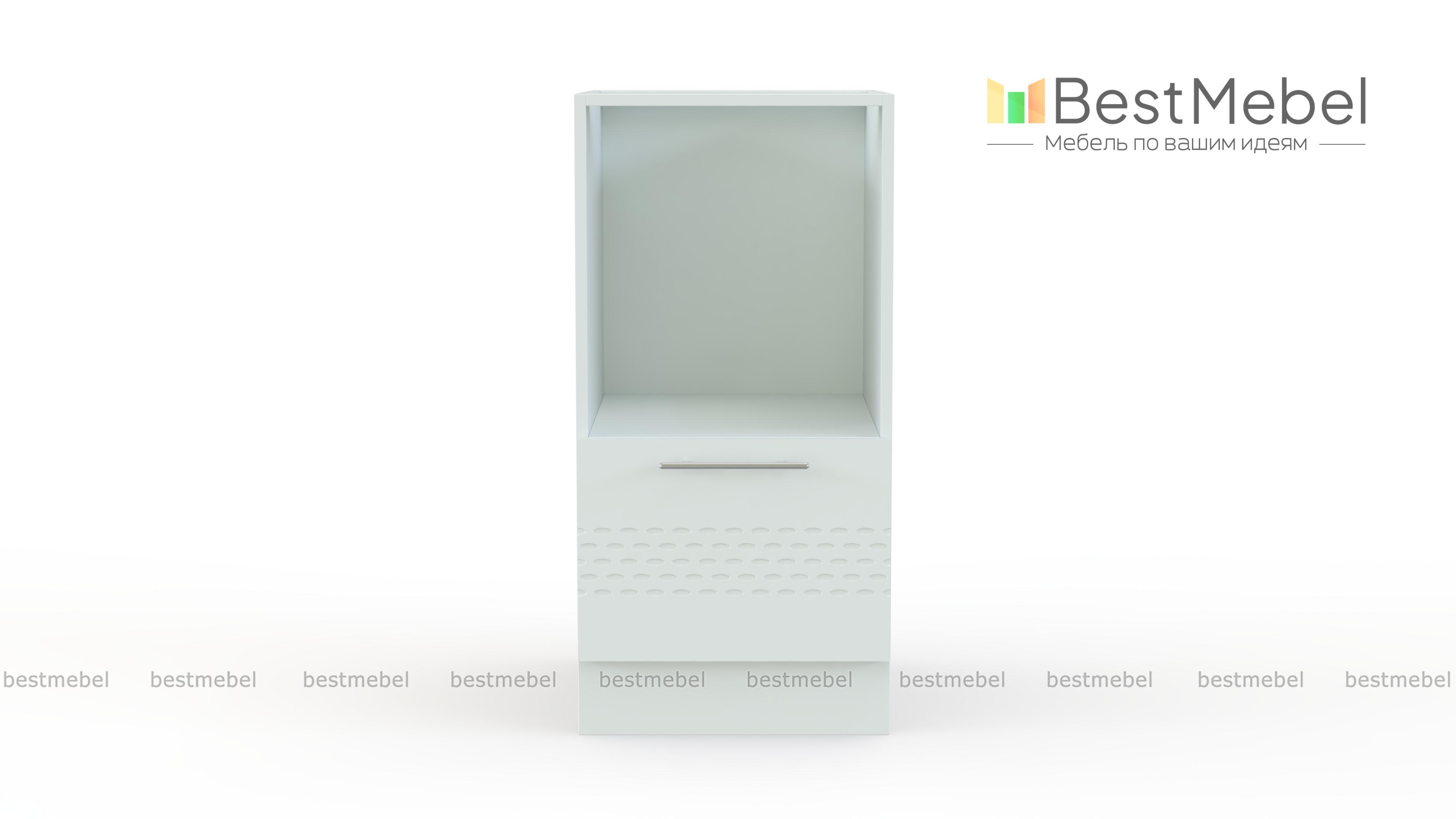 Шкаф нижний с нишей под микроволновку Капля 600мм BMS - Фото