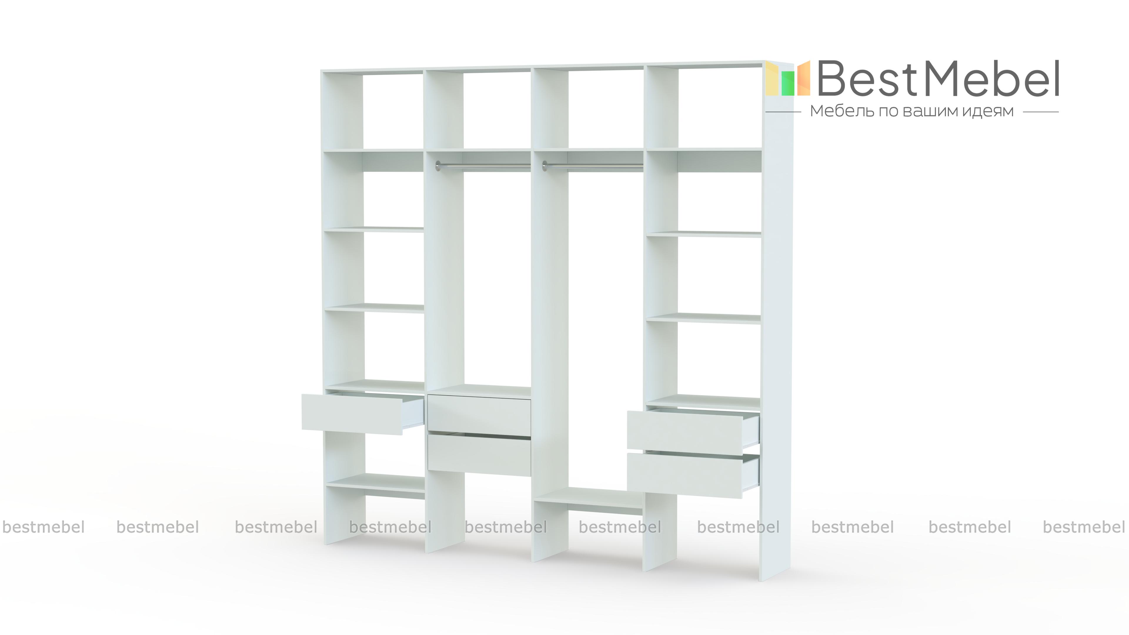 Стеллаж для одежды Мирта 68 BMS - Фото