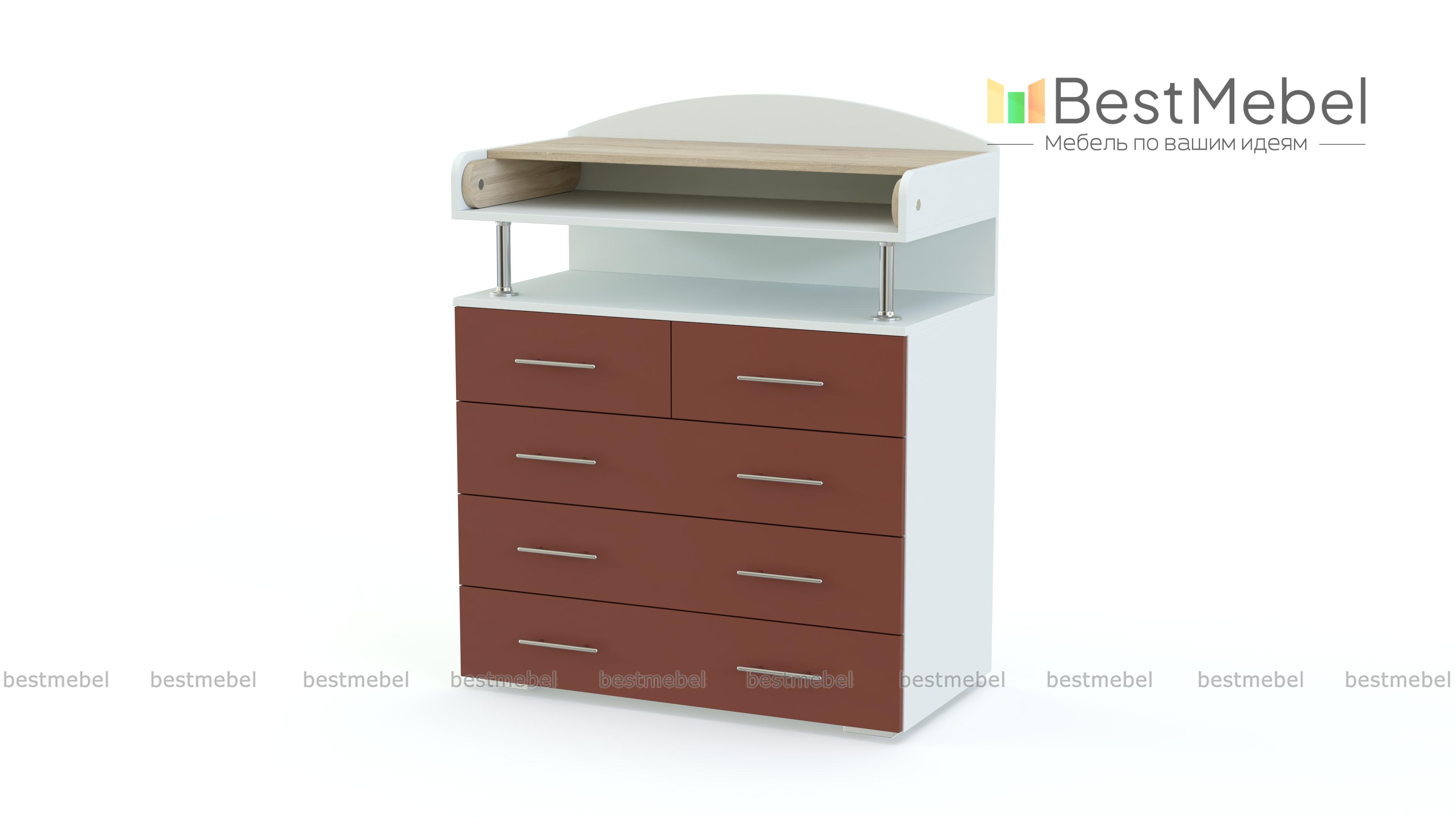 Комод пеленальный Луи Нео 7 BMS - Фото