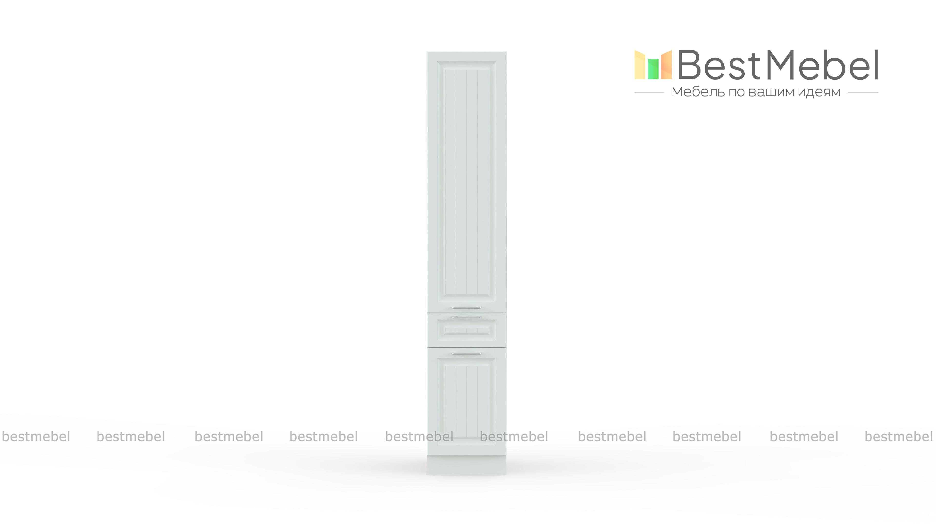 Шкаф пенал с дверцами и 1-м ящиком Европа BMS - Фото