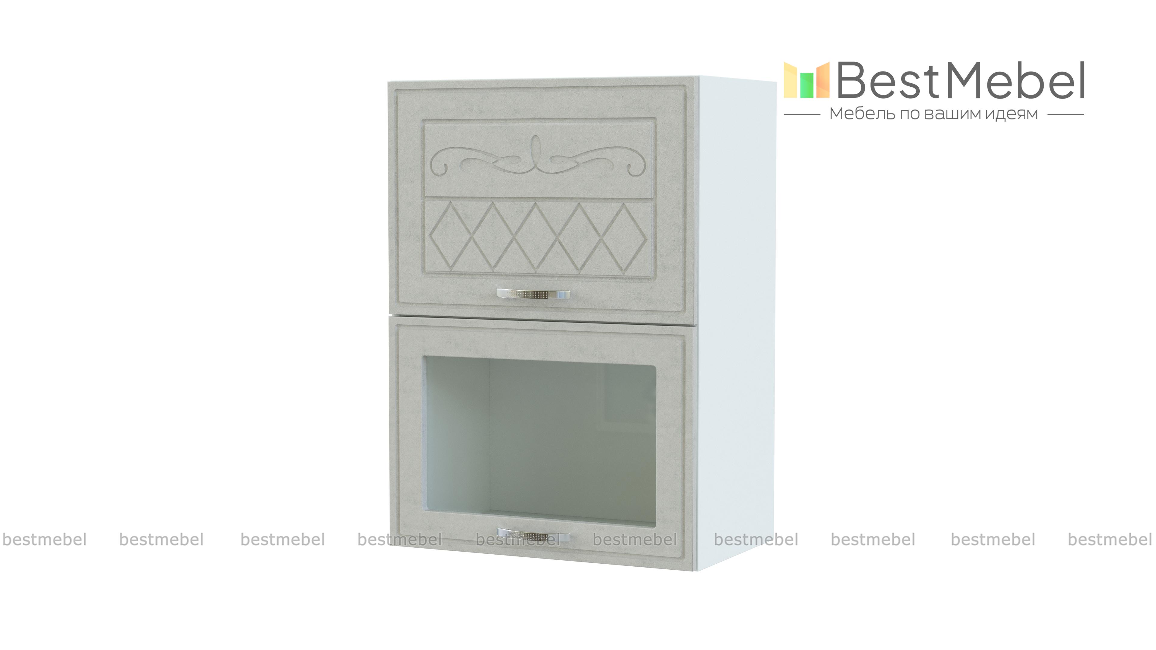 Шкаф-витрина горизонтальный Чарли BMS - Фото