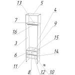 Схема сборки Стеллаж для одежды Мирта 31 BMS