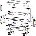 Схема сборки Прикроватная тумба София New BMS