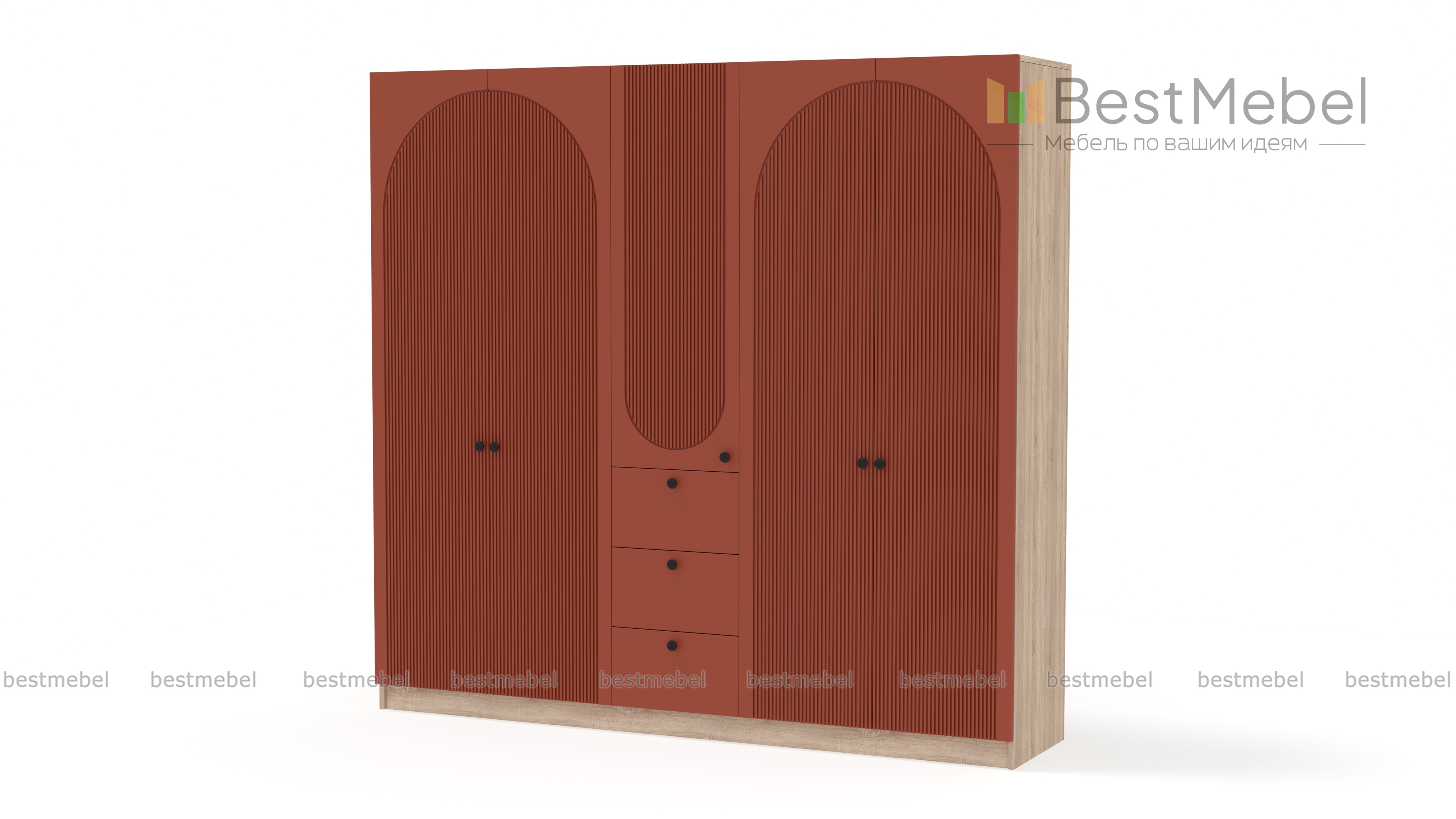 Шкаф распашной Вивьен 15 BMS