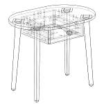 Журнальный стол Фанди 5 BMS